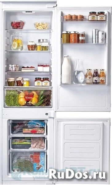 Встраиваемый двухкамерный холодильник Candy CKBBS 100 фото