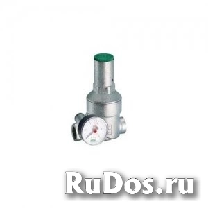 Регулятор давления FAR 2855 - 1quot; (ВР/ВР, настройка 1-6 бар, Tmax 70°C, PN25, с манометр, цвет хром) фото