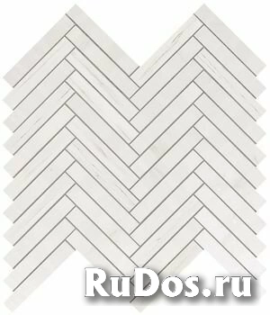 Marvel Bianco Dolomite Herringbone Wall (9SHD) 30,5X30 Керамическая плитка фото