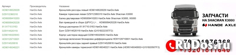 Мосты и запчасти Hande Axle изображение 4