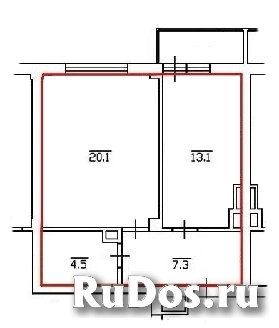 Продам 1 комнатную квартиру 45 м2 изображение 4