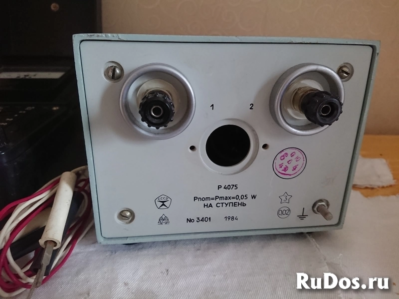 Прибор Р4075 магазин сопротивления. изображение 3