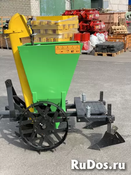 Картофелесажалка однорядная бункер 90кг изображение 4