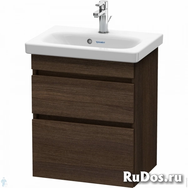 Тумба под раковину Duravit DuraStyle (500х610х368) подвесная, 2 ящика, каштан темный DS640305353 фото