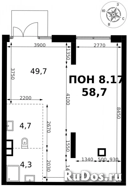 Продам коммерческую недвижимость 58.7 м2 изображение 3