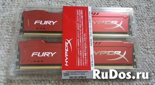 Оперативная память DDR3 2x8 Kingston Fury фотка