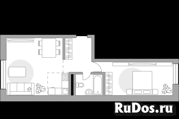 Продам 2 комнатную квартиру 60 м2 фото