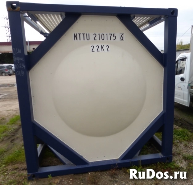 Танк-контейнер тип Т11 объём 21м3 для перевозки компонентов эмульсионных взрывчатых веществ, новый. изображение 12