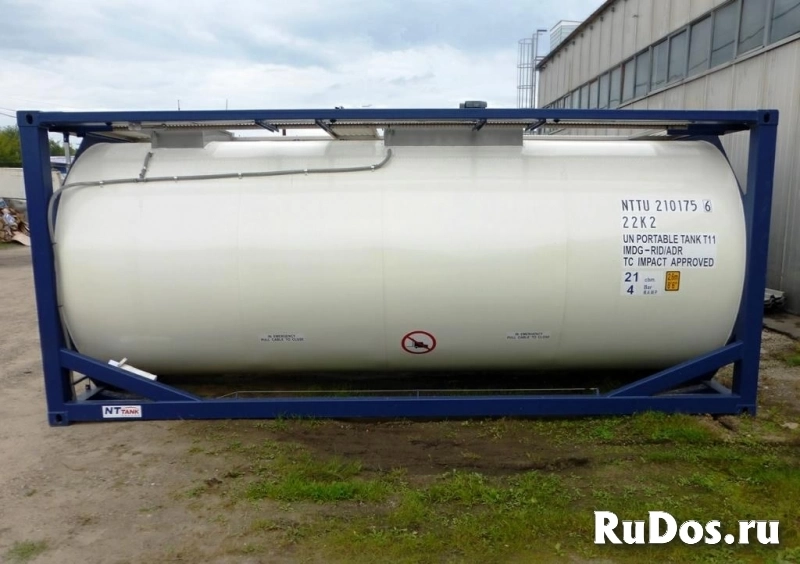 Танк-контейнер тип Т11 объём 21м3 для перевозки нефтехимической продукции, новый. фото