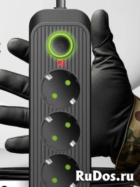 Сетевой фильтр 2 метра с USB WattX фото