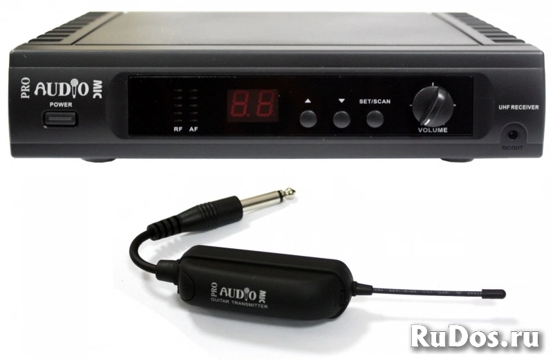 PROAUDIO WS-800GT Гитарная инструментальная система UHF-630-928 МГц, питание передатчика 1 батарея AAA фото