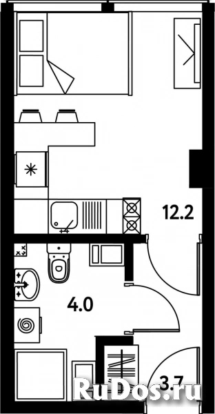 Продам 1 комнатную квартиру 19 м2 фото