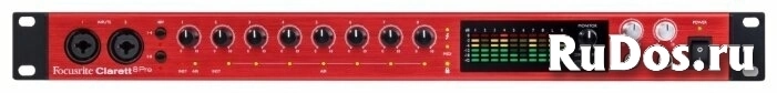 Внешняя звуковая карта Focusrite Clarett 8Pre Thunderbolt фото