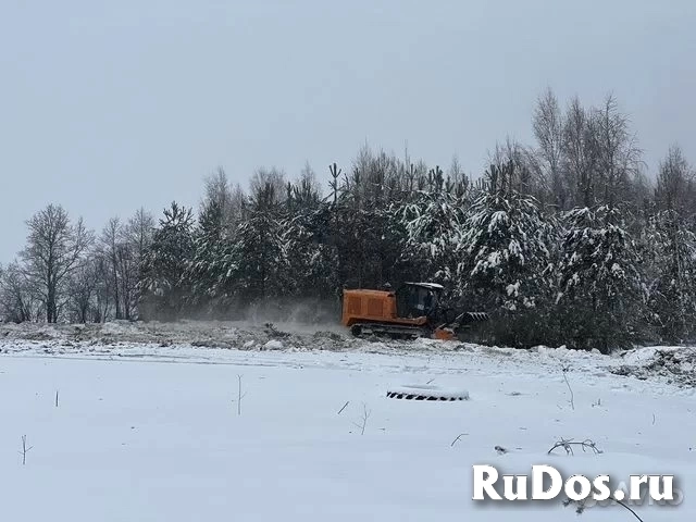 Услуги гусеничного с широкой гусянкой мульчера изображение 9