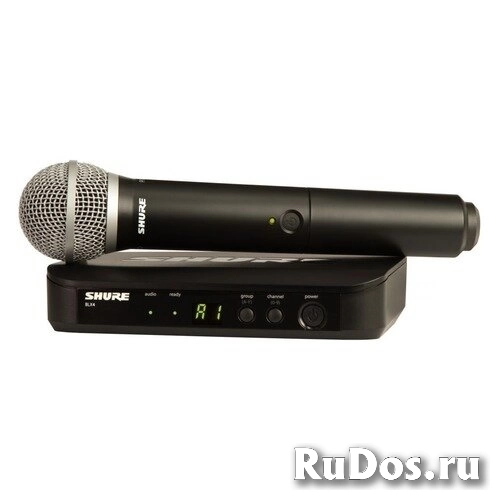 Радиосистема Shure BLX24E/PG58-M17 беспровод. черный фото