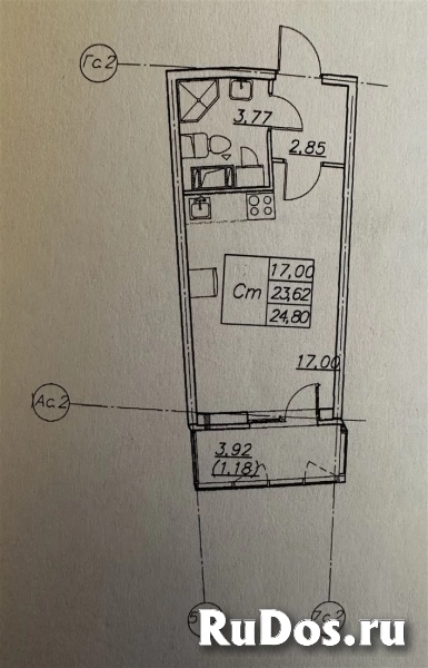 Продам 1 комнатную квартиру 28 м2 фото