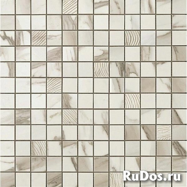 Плитка Atlas Concorde Supernova Marble S.M. Calacatta Gold Mosaic 30,5x30,5/S.M. Калакатта Голд Мозаика 30,5x30,5 600110000062 фото