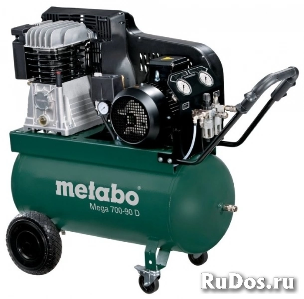 Компрессор масляный Metabo Mega 700-90 D, 90 л, 4 кВт фото