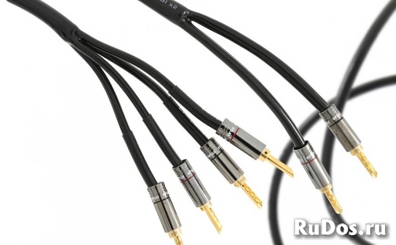 Пара акустических кабелей Atlas Hyper Bi-Wire 4-4 7.0 м (Transpose Spade Silver) фото