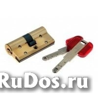 Цилиндровый механизм CISA RS3 S ключ-ключ латунь 50x50 фото