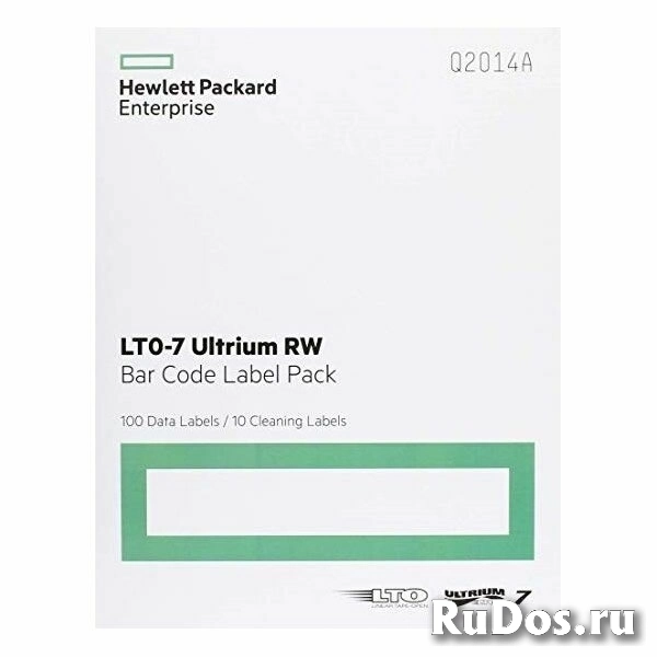 HP HPE Наклейки LTO-7 Ultrium RW Bar Code Pack Q2014A фото
