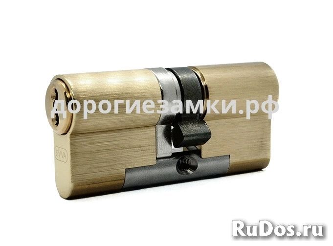 Цилиндр EVVA 4KS ключ-ключ (размер 31x46 мм) - Латунь фото