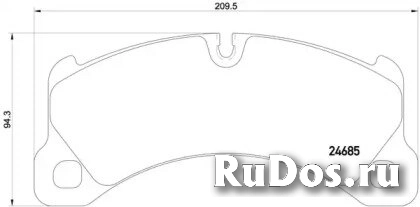 P65026_Колодки дисковые передн.!\ для porsche cayenne/panamera, vw touareg 3.2-5.0/2.5-3.0d 02 Brembo P65026 фото