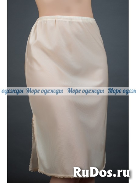 Нижняя юбка подъюбник женская шелковая под платье фото