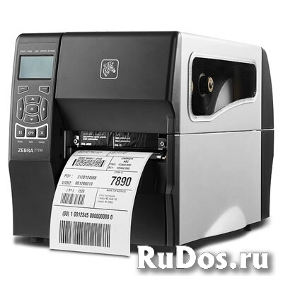 Принтер термотрансферный Zebra ZT230 (ZT23042-T1E000FZ) 203dpi, RS232, USB, отделитель этикеток фото