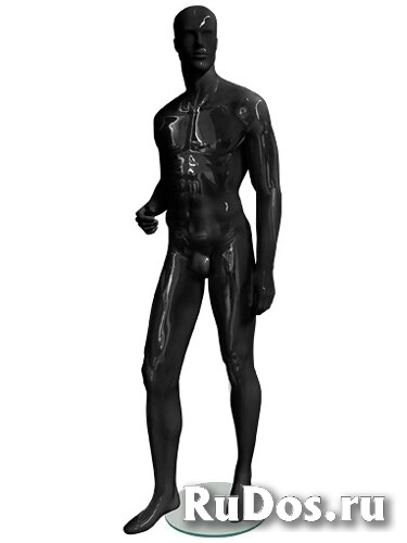 Манекен мужской чёрный глянцевый EGO 31M-02G фото