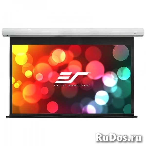 Экран для дома, настенно потолочный с электроприводом Elite Screens SK110XHW-E24 фото