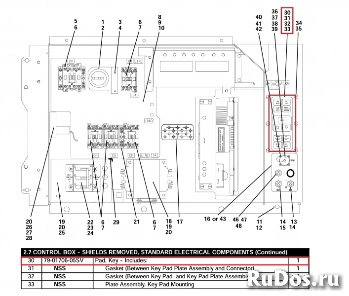 Клавиатура Carrier Micro Link-2/2i/3 (79-66669-04) изображение 3