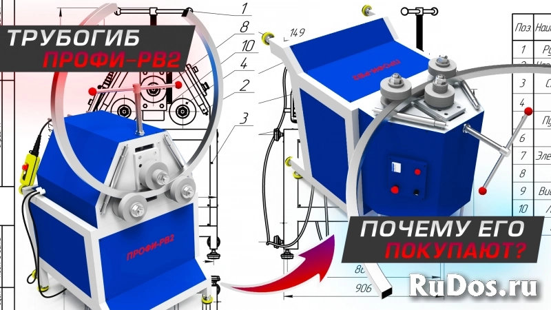 Гибочные станки «ПРОФИ-РВ2» - профилегиб / трубогиб изображение 10