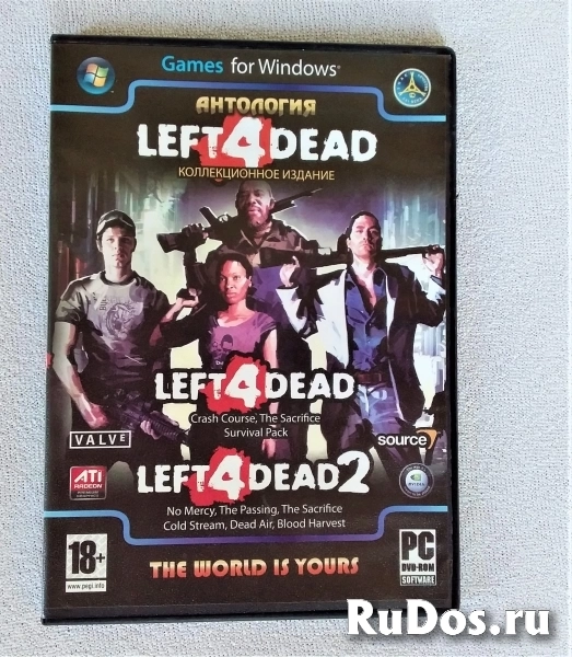 2 компьютерные игры Left 4 Dead + 3DLC, +6DLC коллекционные фото