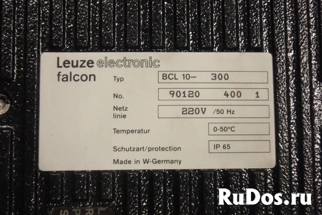 Сканер Leuze electronic falcon bcl10-300 220V 50Hz 0-50C изображение 3