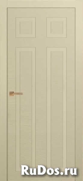 Дверь Фрамир DUET 7 ПГ Цвет:Ясень Антично-белый/ Дуб Антично-белый фото