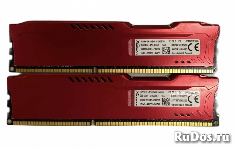 Оперативная память DDR3 2x8 Kingston Fury фото