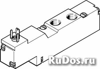 Распределитель с электроуправлением Festo MEBH-5/2-1/8-P-L-B-110AC фото