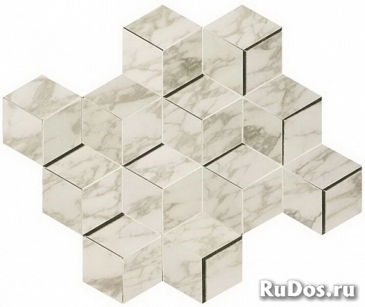 Мозаика Atlas Concorde Marvel Edge Royal Calacatta Mosaico 3D 31х26 AEPH фото