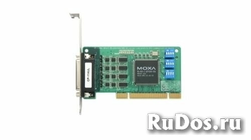Плата MOXA CP-114UL w/o Cable 4 port RS-232/422/485, Universal PCI, 921.6Kbps, surge protectoin,low profile фото
