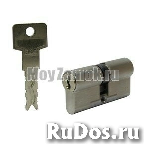 Цилиндровый механизм EVVA 3KS (87)41/46 ключ/ключ, никель фото