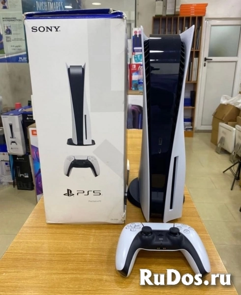 СКИДКА!! ОТКРЫТАЯ КОРОБКА PLAYSTATION 5 с 2 контроллерами + ПОДСТ изображение 3