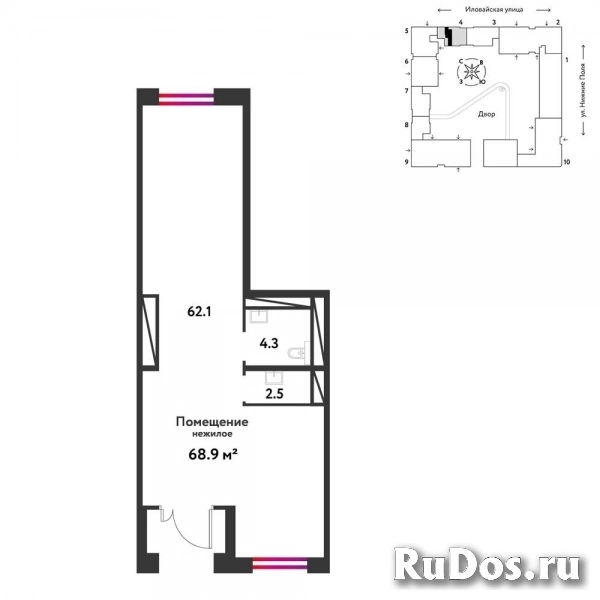 Продам коммерческую недвижимость 68.9 м2 изображение 3