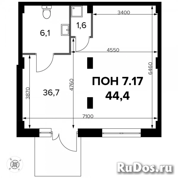 Продам коммерческую недвижимость 44 м2 изображение 3