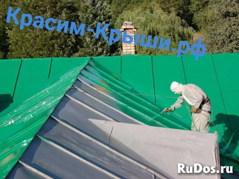 Покраска крыши дома в Люберцах изображение 3