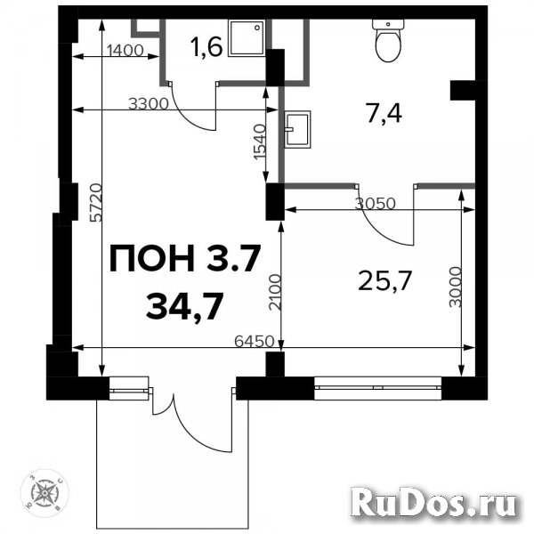 Продам коммерческую недвижимость 34 м2 изображение 3