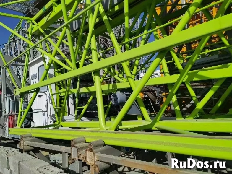 Зумлион Б/У строительный башенный кран Wa6015-8A плоская верхушка изображение 4