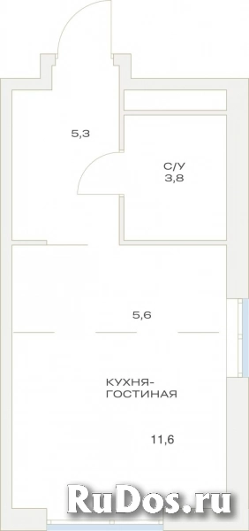 Продам 1 комнатную квартиру 26 м2 изображение 3