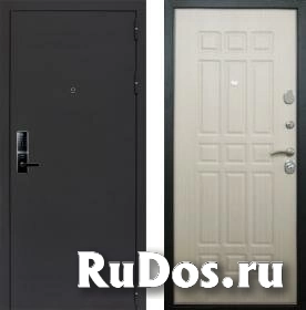 Дверь входная (стальная, металлическая) Сенатор Практик 3К Electro 5230 ФЛ-33 quot;Беленый дубquot; с электронным замком фото