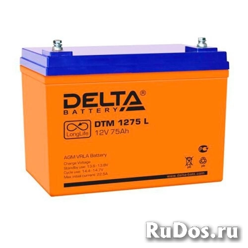 Аккумулятор Delta DTM 1275 L фото